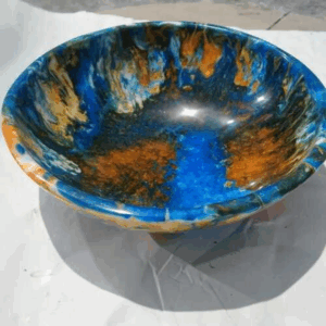 Marbled Resin Bowl